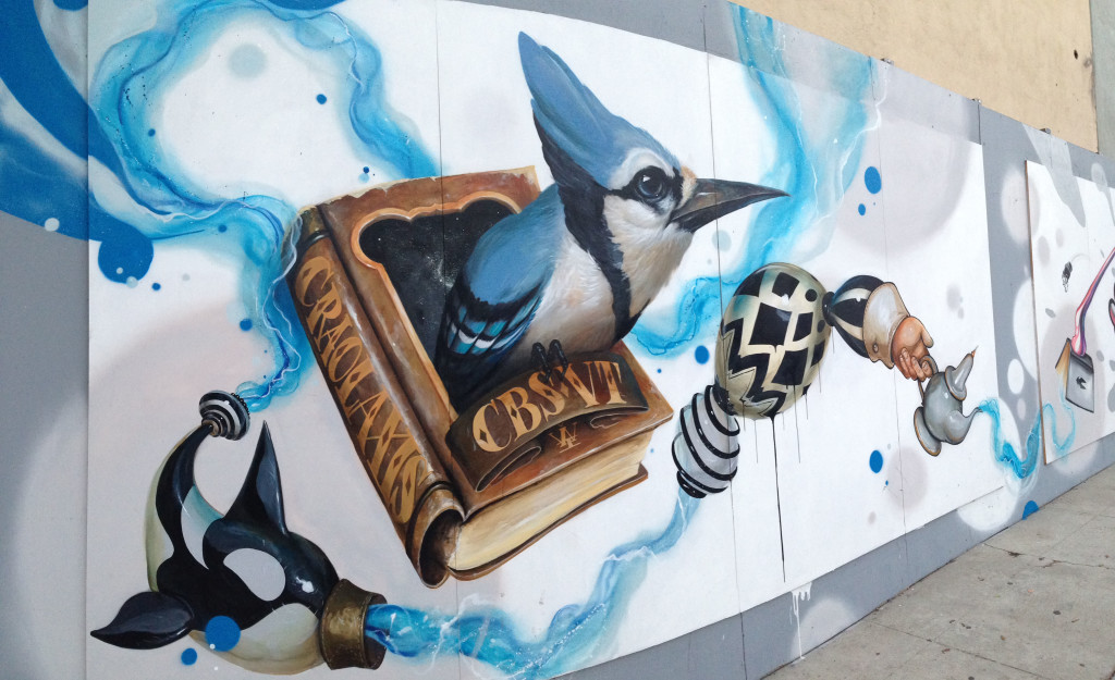 mural la brea bird