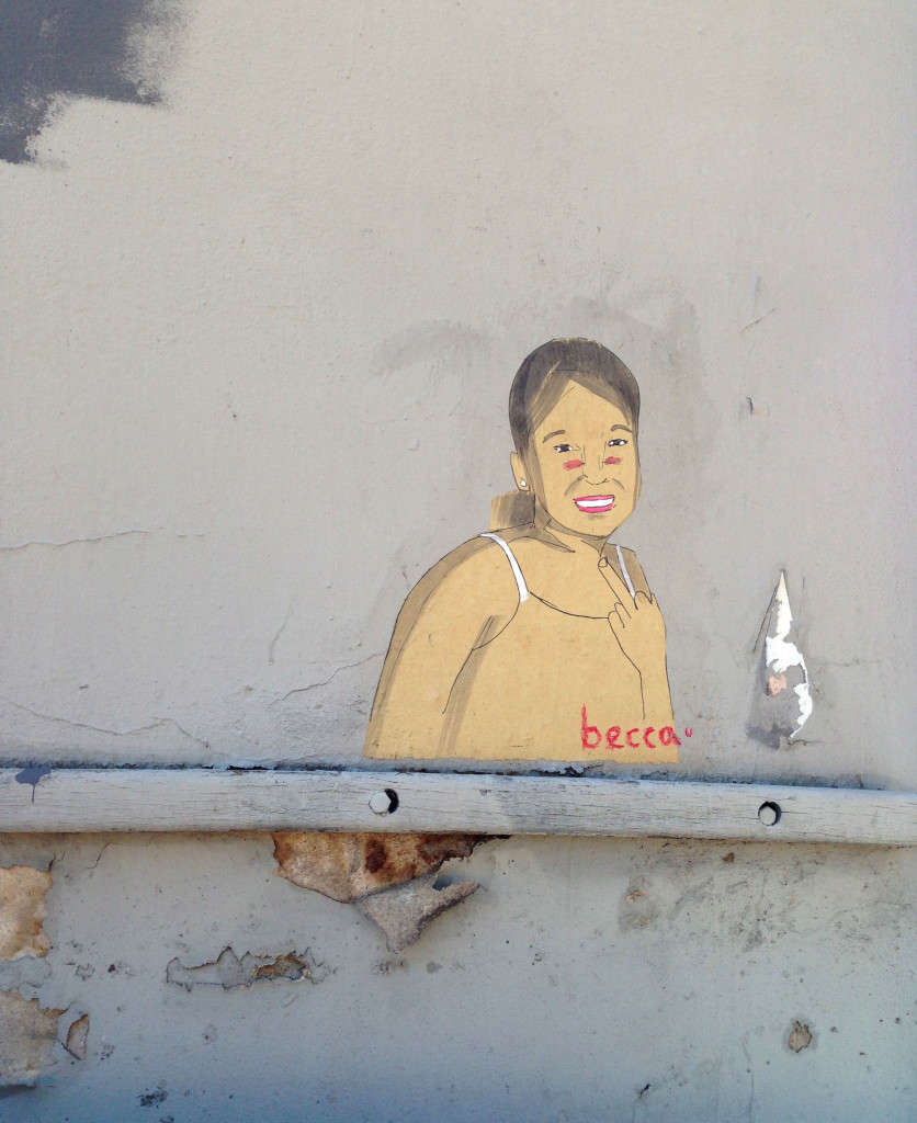 streetartbeccafinger