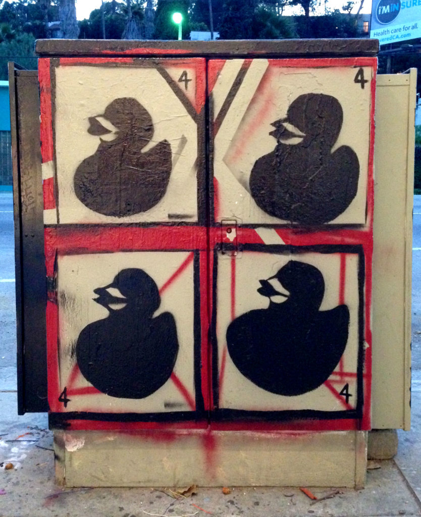 street art los angeles ducks silverlake ?